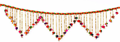 

Creativity Centre Creativity Creations Welcome Colorful Pompom N Beads Doorhanging Toran