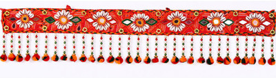 

Creativity Centre Creativity Creations Traditional Kauri Pompom N Mirror Door Hanging Toran