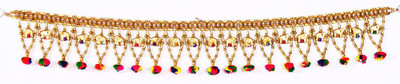 

Creativity Centre Creativity Creations Designer Elephant N Pompom with Beads Door Hanging Toran