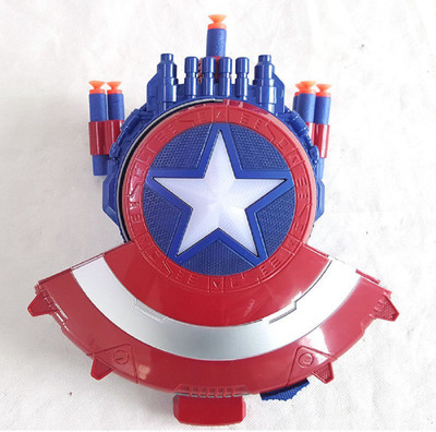 

RIANZ Civil War Captain America LED Music Blaster Reveal Shield Cosplay Toy for Kids, Birthday Return Gift For Kids(Multicolor)