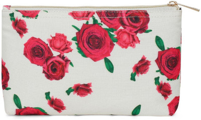 

Scoop Street Cosmetic Pouch(Multicolor), Ivory-red
