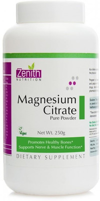 

Zenith Nutrition Magnesium Citrate Powder 250 gms(250 g)