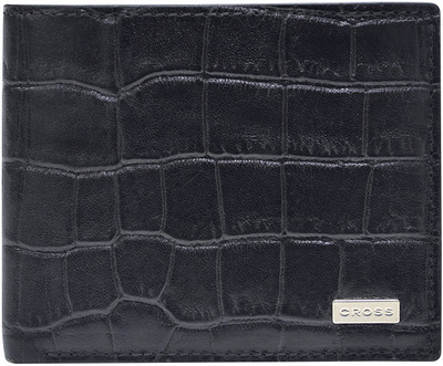 

Cross Men Black Genuine Leather Wallet(4 Card Slots), Black/black