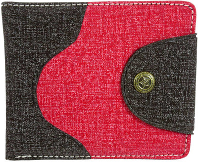 

urfashion Men Black, Red Artificial Leather Wallet(2 Card Slots)