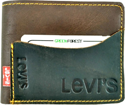 

Levi's Men Brown Genuine Leather Wallet(6 Card Slots)
