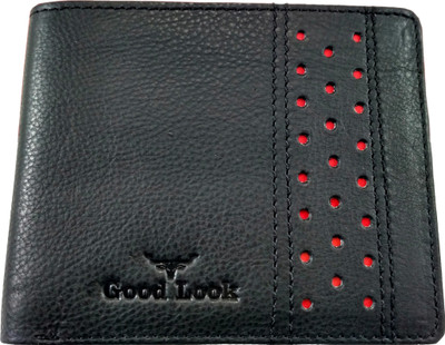 

bilAnca Men Black Genuine Leather Wallet(3 Card Slots)