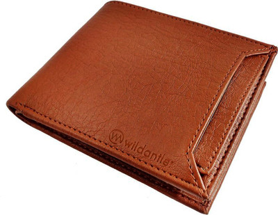 

Wildantler Men Tan Artificial Leather Wallet(4 Card Slots)