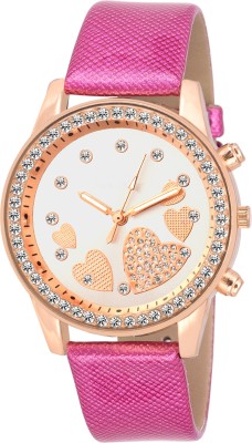 COSMIC QUEEN OF HEARTS SOOMS SL-0068 SUPER BEAUTIFUL LADIES DIAMOND STUDDED PARTY WEAR Watch  - For Women   Watches  (COSMIC)
