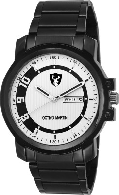 OCTIVO MARTIN OM-PRCHD 3012 Black Day & Date Watch  - For Men   Watches  (OCTIVO MARTIN)