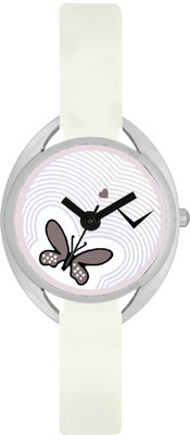View FASHION POOL VALENTIME LADIES WATER MARK STAINLESS STEEL OVAL PURE WHITE SHAPE DIAL WITH WITH STRAPS FESTIVAL SPECIAL BUTTERFLY DIAL GRAPHICS FOR CASUAL & PROFESSIONAL WEAR Watch  - For Girls Wrist Watches Price Online(FASHION POOL)