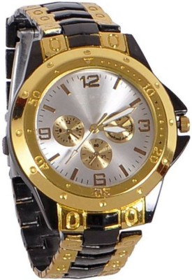 VK SALES Gold-Black Color Watch  - For Men   Watches  (vk sales)