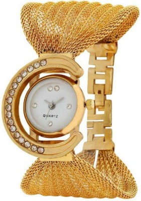 VK SALES Gold Color Chain Watch  - For Girls   Watches  (vk sales)