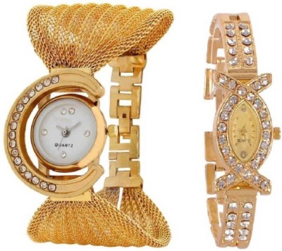 DV ENTERPRISE GOLD BRACELET AND BUTTERFLY ANALOG WATCH FOR GIRLS AND WOMENS Hybrid Watch  - For Girls   Watches  (DV ENTERPRISE)