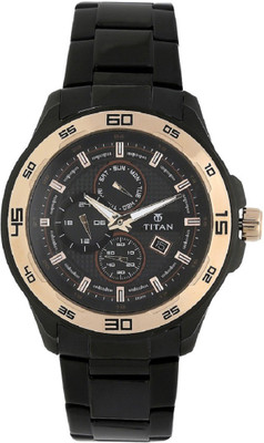 View Titan Regalia Black Dial Watch  - For Men Wrist Watches Price Online(Titan)