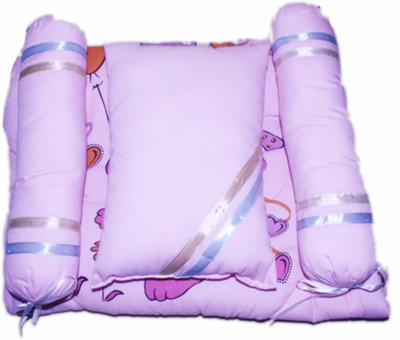 

Tiny Care Baby Bed Super Comfort Filled With Fibre 214- Pink Standard Crib(Fabric, Pink)
