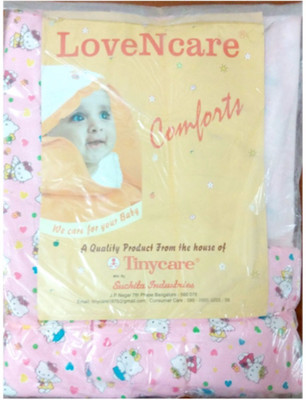 

Tiny Care Baby Bed Plain-One Side Plastic 274C M Size 3 Pieces/Pack- Pink Standard Crib(Fabric, Pink)