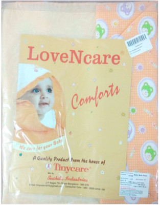 

Tiny Care Baby Bed Plain-One Side Plastic 274B M Size 3 Pieces/Pack- Peach Standard Crib(Fabric, Peach)