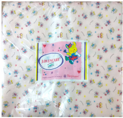 

Tiny Care Baby Bed Printed With Foam 203B XL Size- Pink Standard Crib(Fabric, Pink)