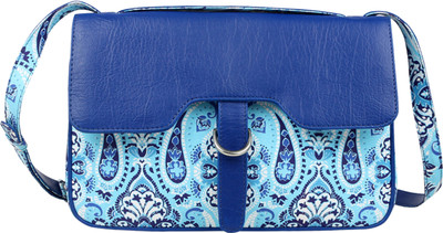 

Angesbags Anges Corsa Sling Sling Bag(Blue, 5 inch)