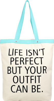 

Angesbags Anges Outfit Tote Multipurpose Bag(White, 5 inch)