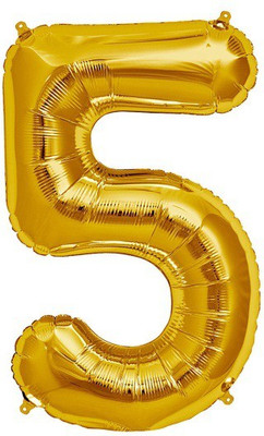 

Balloonistics Solid BAL5 Balloon(Gold, Pack of 1)
