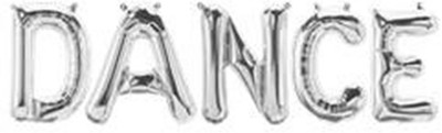 

Shop Online Solid Foil Balloons For Different Party (DANCE) Balloon(Silver, Pack of 1)