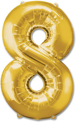 

Balloonistics Solid BAL8 Balloon(Gold, Pack of 1)