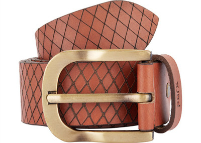

Parx Men Formal Brown Genuine Leather Belt