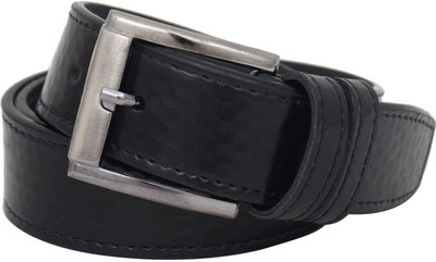

ShabCreation Men Casual, Formal, Party Black Artificial Leather, Texas Leatherite Belt
