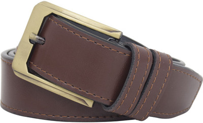 

ShabCreation Men Casual, Formal, Party Brown Artificial Leather, Texas Leatherite Belt