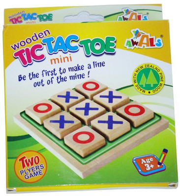 

Wonder Star Wooden Tic Tac Toe Board Game