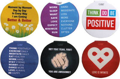

QuoteSutra Book-lover Gift Combo | Best Gift for Friends, Family & clients | Set of 6 Round Magnetic Bookmarks Bookmark(Quote, Multicolor)