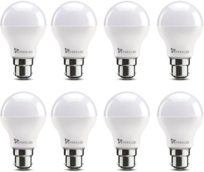 

Syska 7 W Standard B22 LED Bulb(White, Pack of 8)