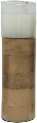 

Yucad Candle-pillar(Medium) Wooden 1 - Cup Candle Holder(Brown, Pack of 1)