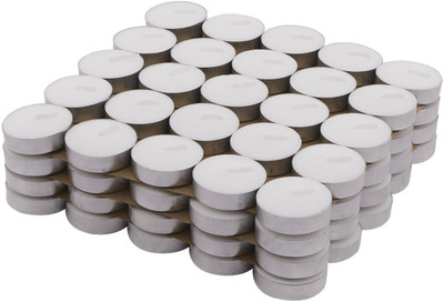 

Kingsway Tealight Candles (Set of 100, Unscented) Candle(White, Pack of 100)