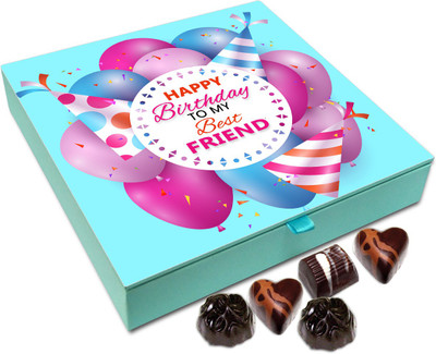 Chocholik Gift Box - Happy Birthday To My Best Friend Chocolate Box - 9pc Truffles(108 g)