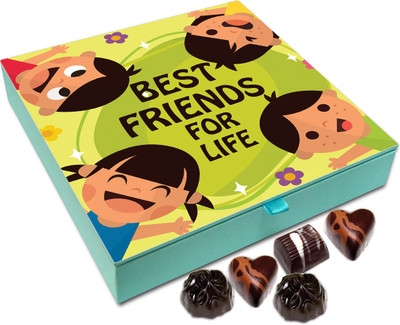 

Chocholik Gift Box - We Are Best Friends For Life Chocolate Box - 9pc Truffles(108 g)