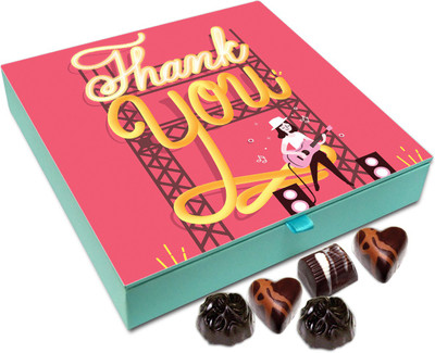 

Chocholik Gift Box - Thank You For Sharing Beautiful Time With Me Chocolate Box - 9pc Truffles(108 g)