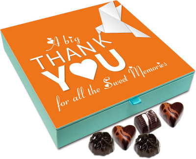 

Chocholik Gift Box - A Big Thank You For All The Sweet Memories Chocolate Box - 9pc Truffles(108 g)