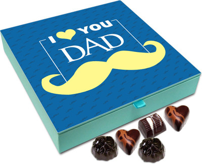

Chocholik Gift Box - I Love You Dad, You Are Best In The World Chocolate Box - 9pc Truffles(108 g)