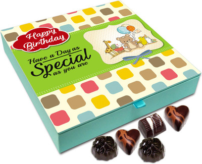 

Chocholik Gift Box - Hope Your Birthday Is As Special As You Are Chocolate Box - 9pc Truffles(108 g)