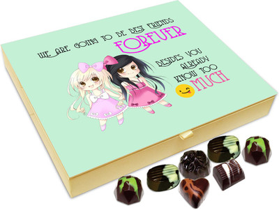 

Chocholik Gift Box - We Are Going To Be Best Friends Forever Chocolate Box - 20pc Truffles(240 g)