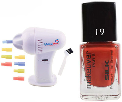 

Makeover Professional Nail Paint Spicy Magneta 9Ml Waxvac Vacuum Ear Cleaner(Set of 2)