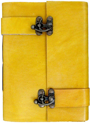 Anshika International vintage A5 Diary unruling 100 Pages(Yellow)