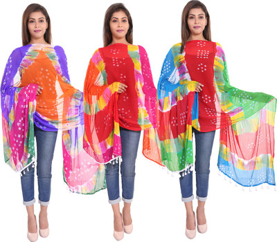 Zaributi Chiffon Printed Women Dupatta