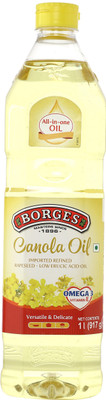 

Borges Canola Oil 1 L Plastic Bottle