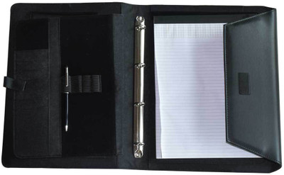 

GlamGals CANVAS AND PU LEATHER MULTI UTILITY FOLDER WITH MULTIPLE POCKETS(Set Of 1, Black)