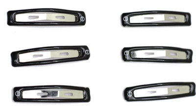 

Elite Models (France) Fashion Tic Tac Hair Clips (6 pc Set) - Black Tic Tac Clip(Black)