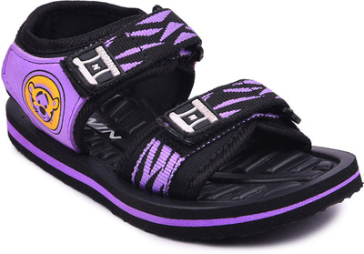 

TWIN Boys & Girls Velcro Strappy Sandals(Multicolor, Purple