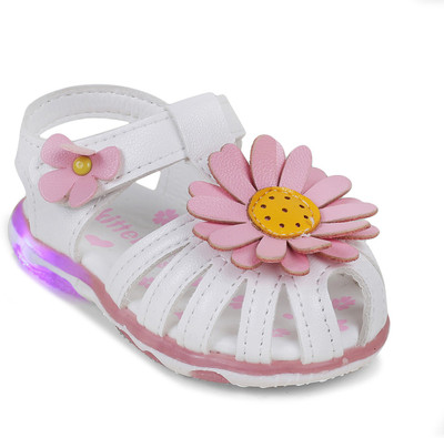 

KITTENS Girls Velcro Flats(White